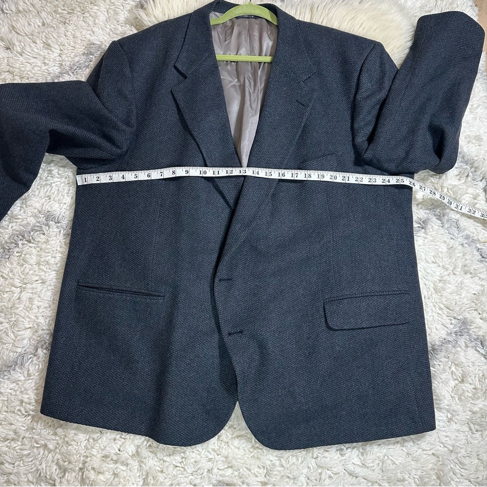 Burberry vintage Charcoal Men's Blazer 100% pure wool - Picture 9 of 11